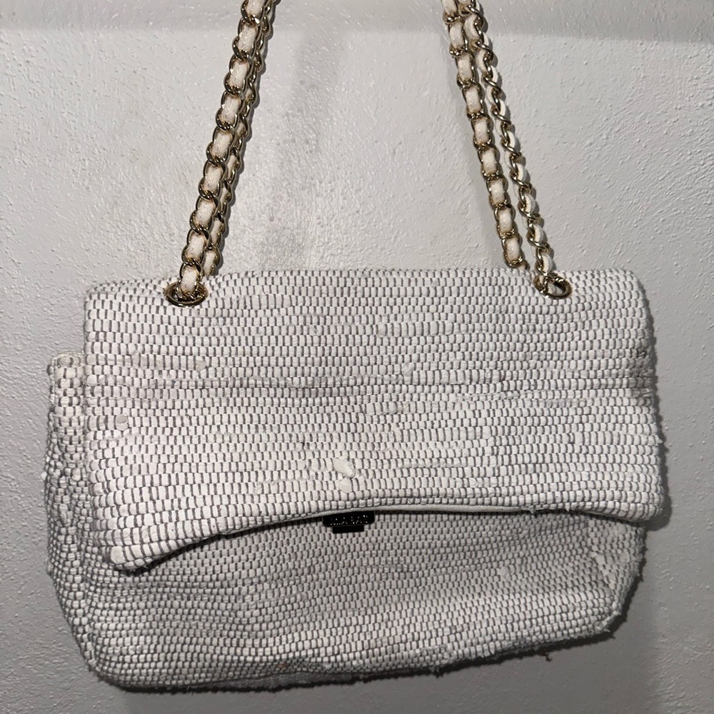 Mia Bag‎ Purse (White Woven)